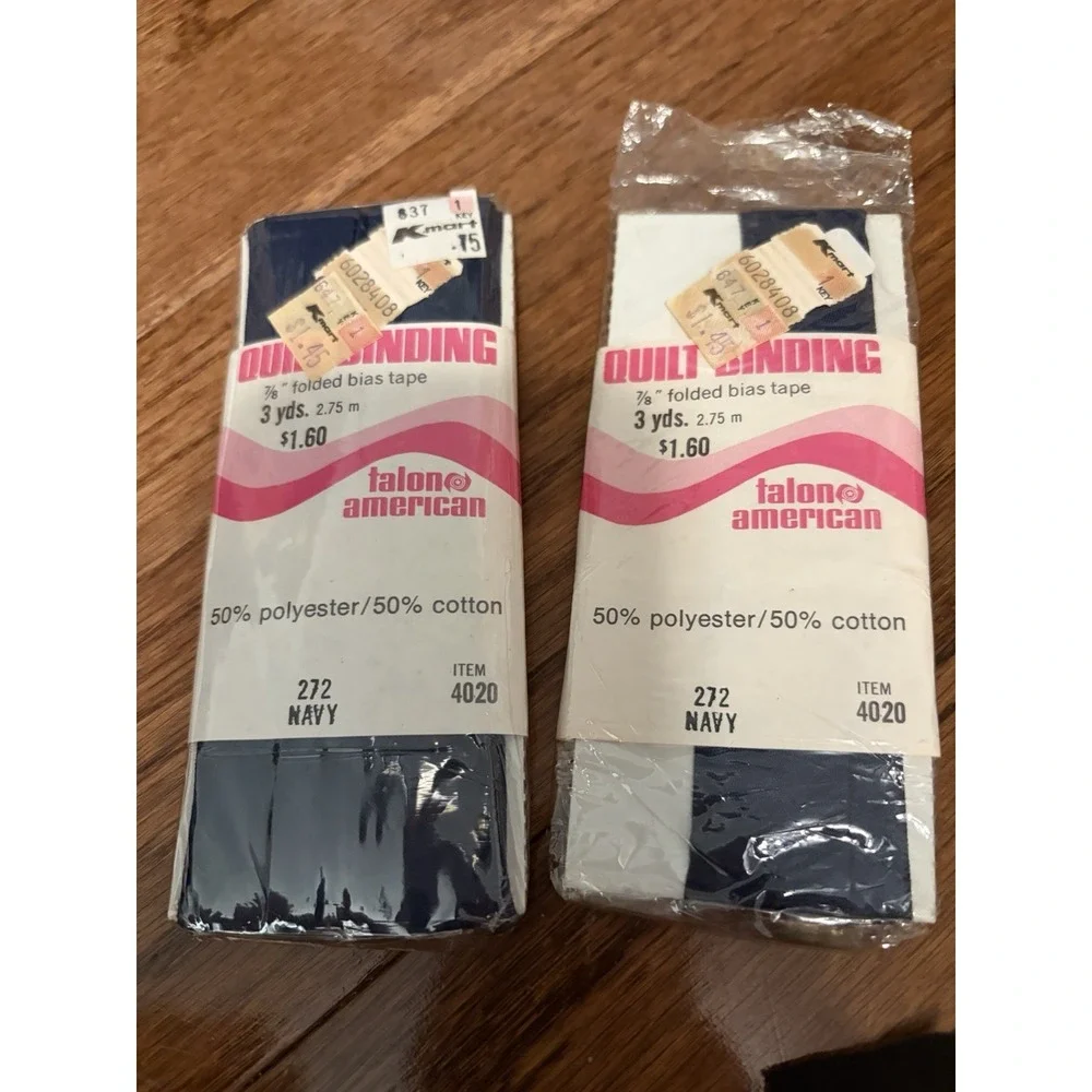 Large bundle of vintage bias tape, seam binding, quilt binding‎